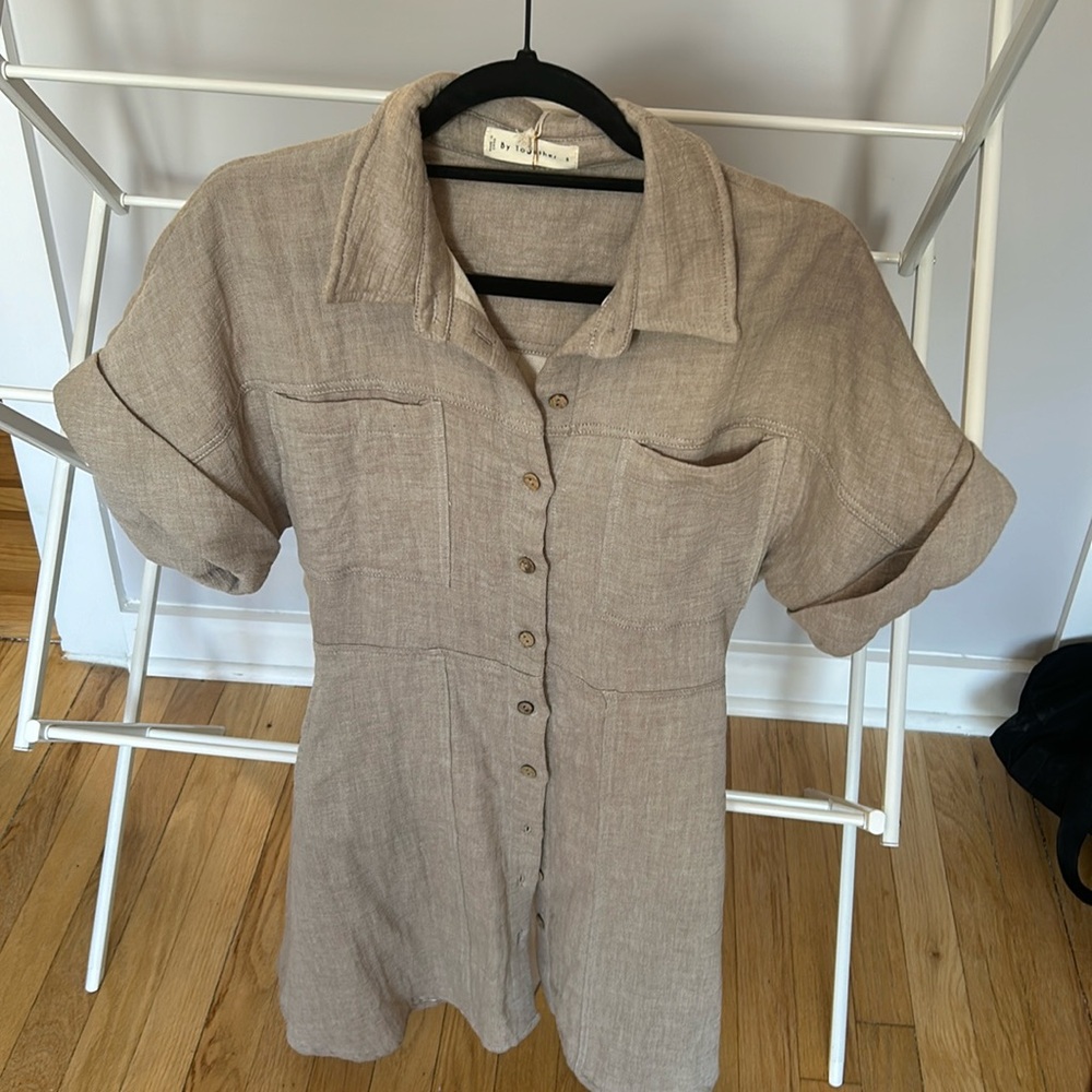 By Together Annie Button Down Gauze Dress